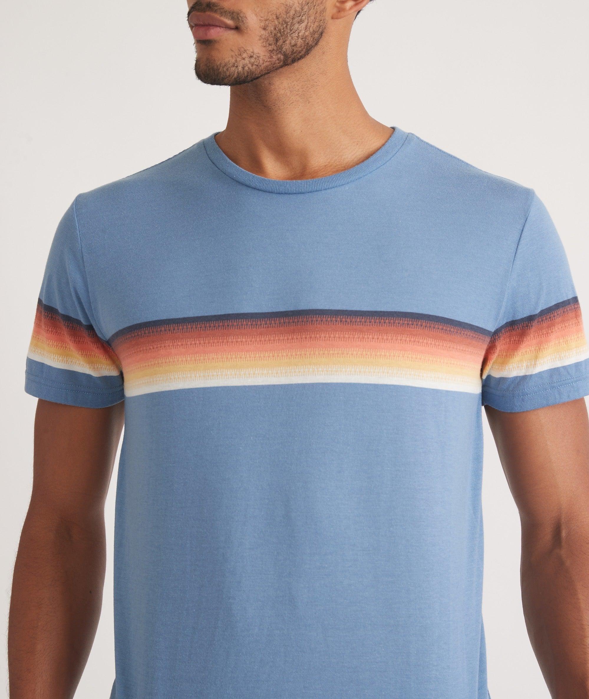 Signature Crew Stripe Tee Product Image