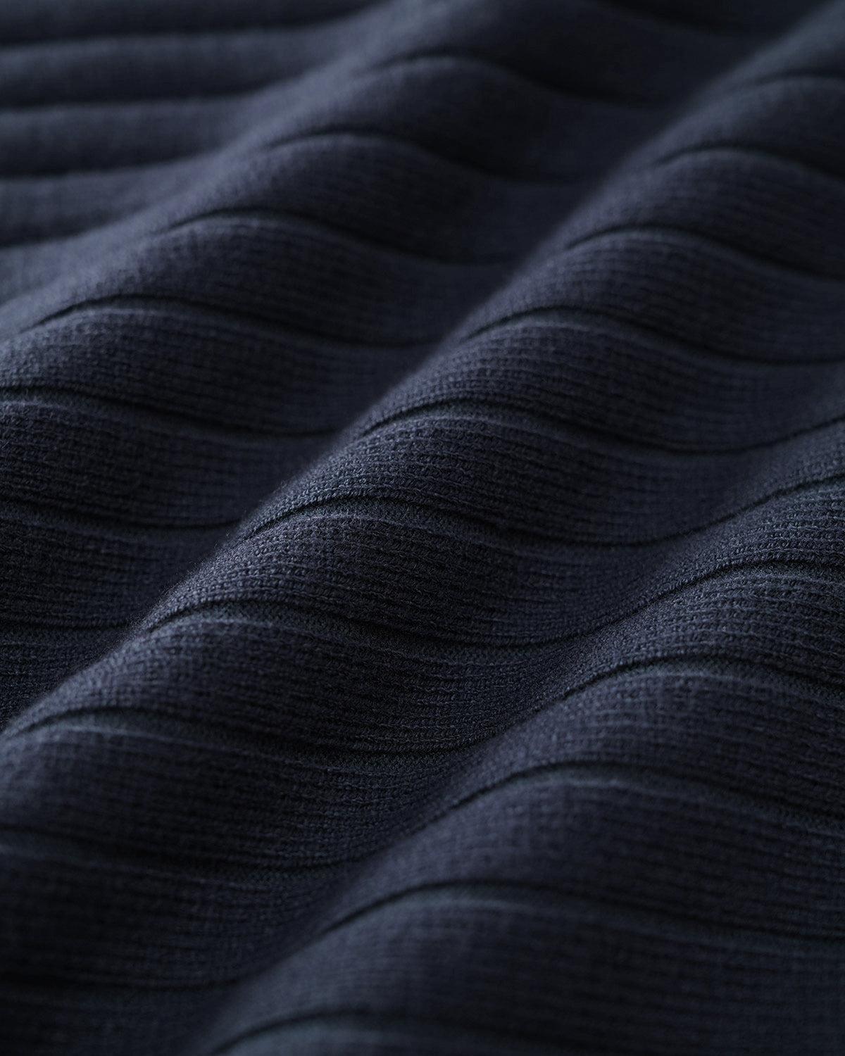 Blue Bodycon Sleeveless Sweater Dress Product Image