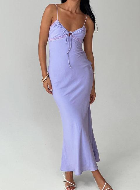 Emily Maxi Dress Lilac Product Image