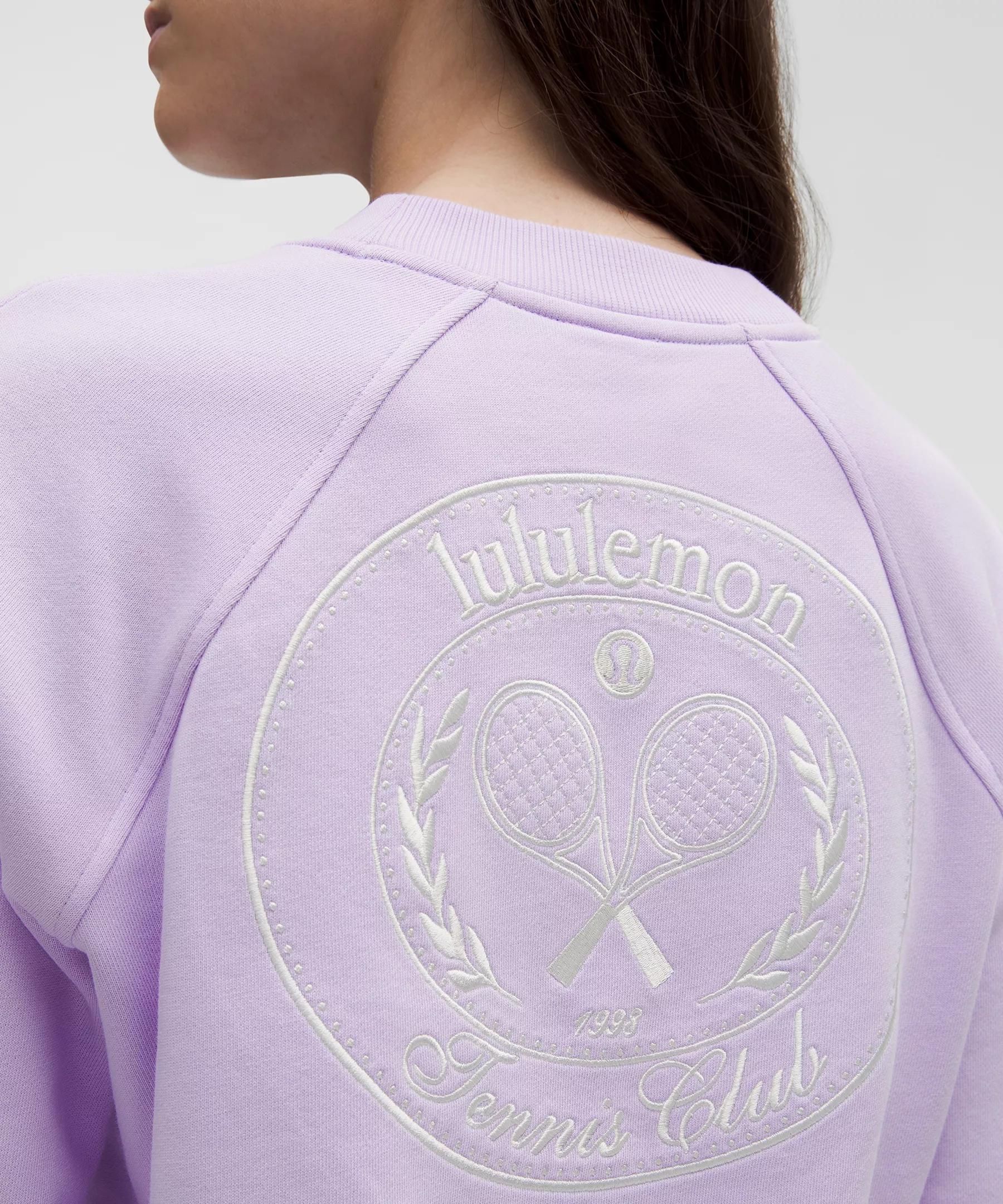 Cotton French Terry Crewneck Pullover *Tennis Club Product Image