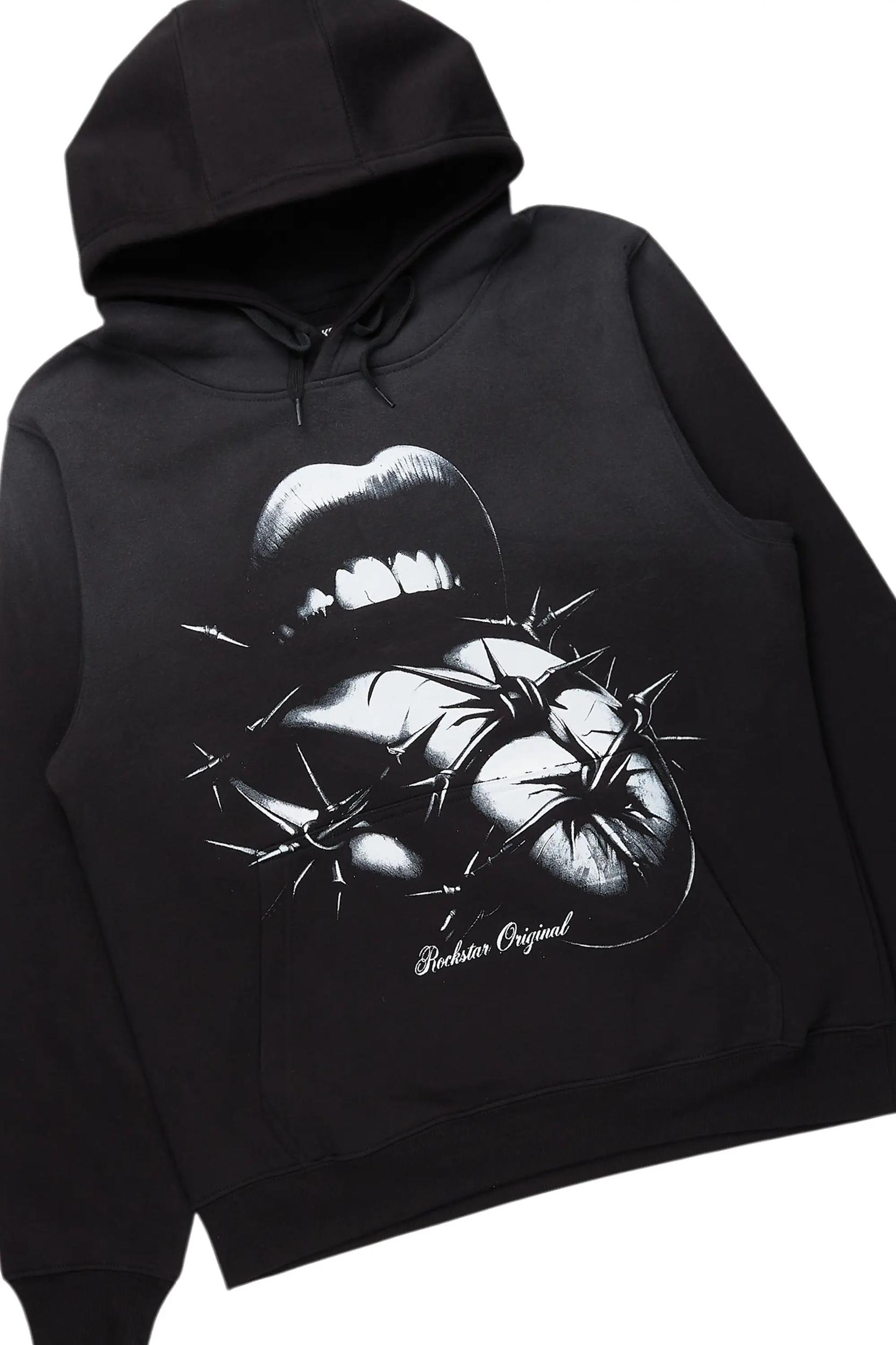 Schmear Black/White Hoodie/Baggy Fit Jean Bundle Male Product Image