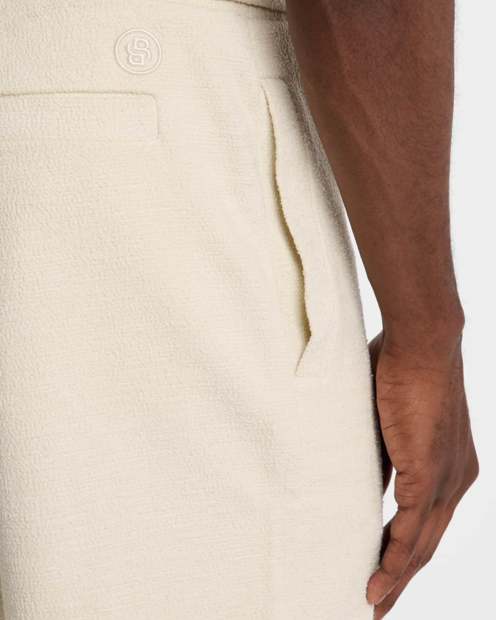 Men's Leoni Textured Cotton Shorts Product Image