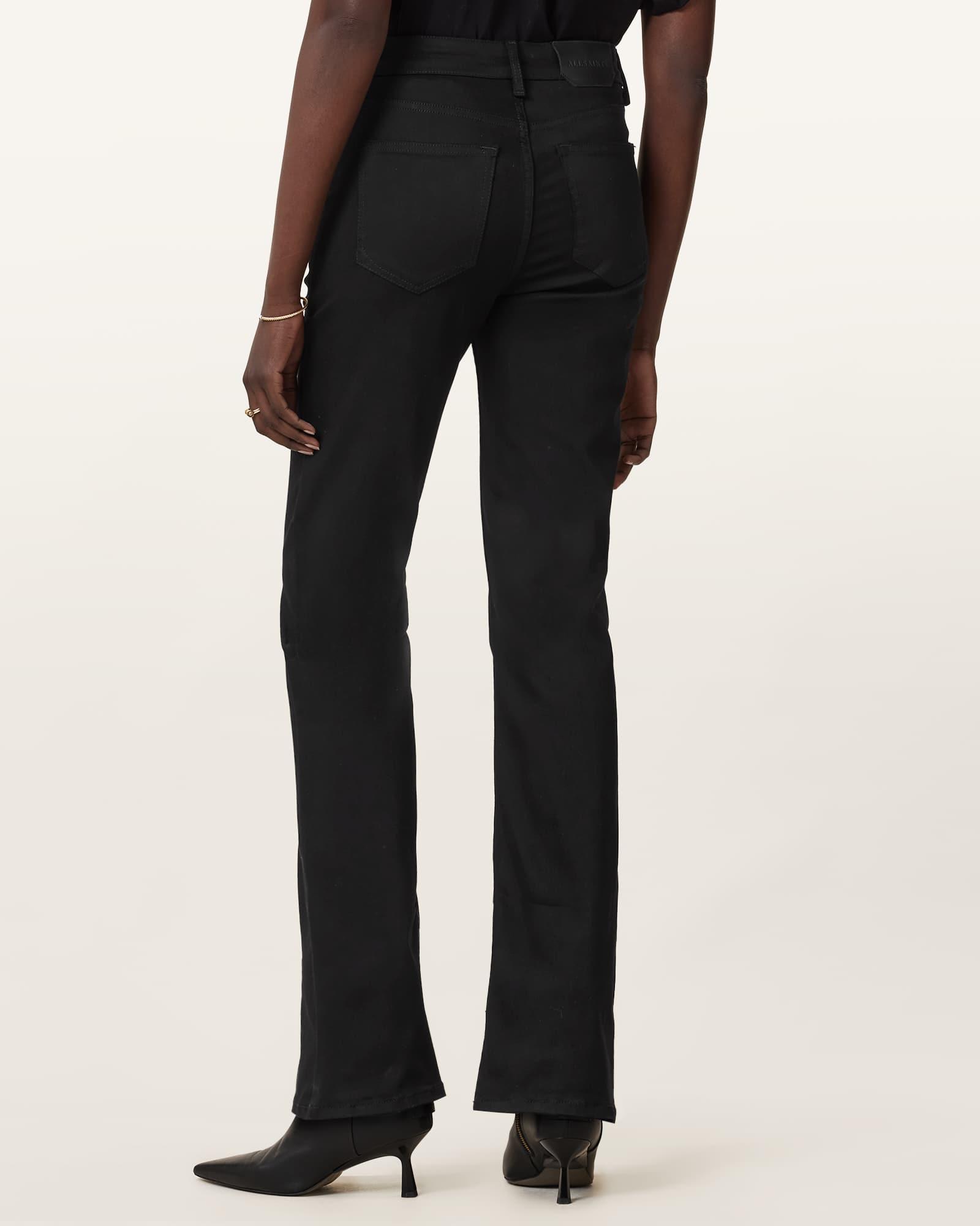 Haldan Denim Bootcut Jeans PERFECT BLACK | ALLSAINTS US Product Image