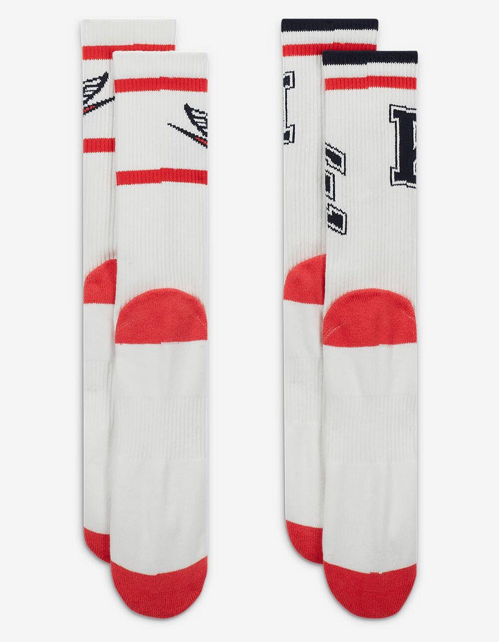 NIKE Everyday Plus 2 Pack Cushioned Crew Socks - WHITE COMBO Product Image