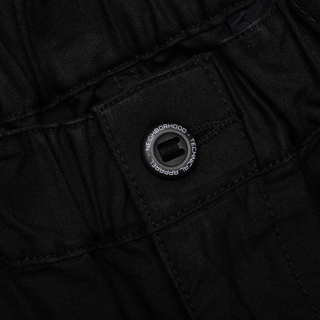 Wide Cargo Shorts Pants - Black Male Product Image