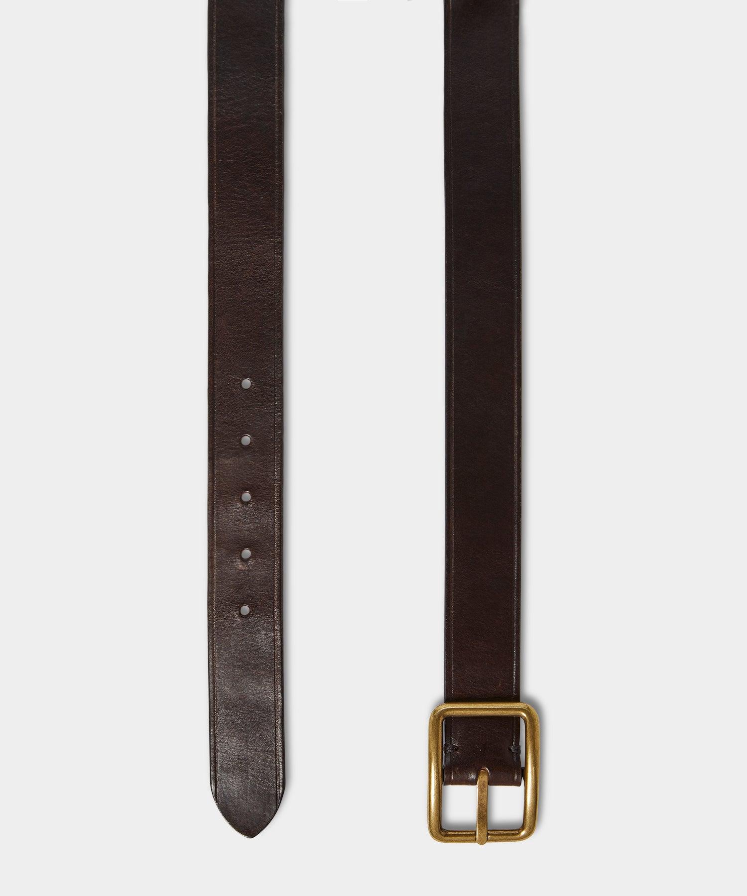 Italian Wide Leather Belt Product Image