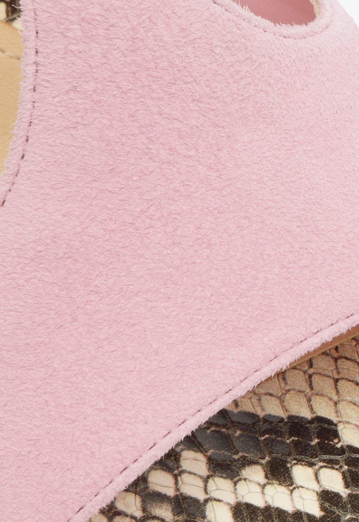 Carlie Mule Suede Sandal Female Product Image