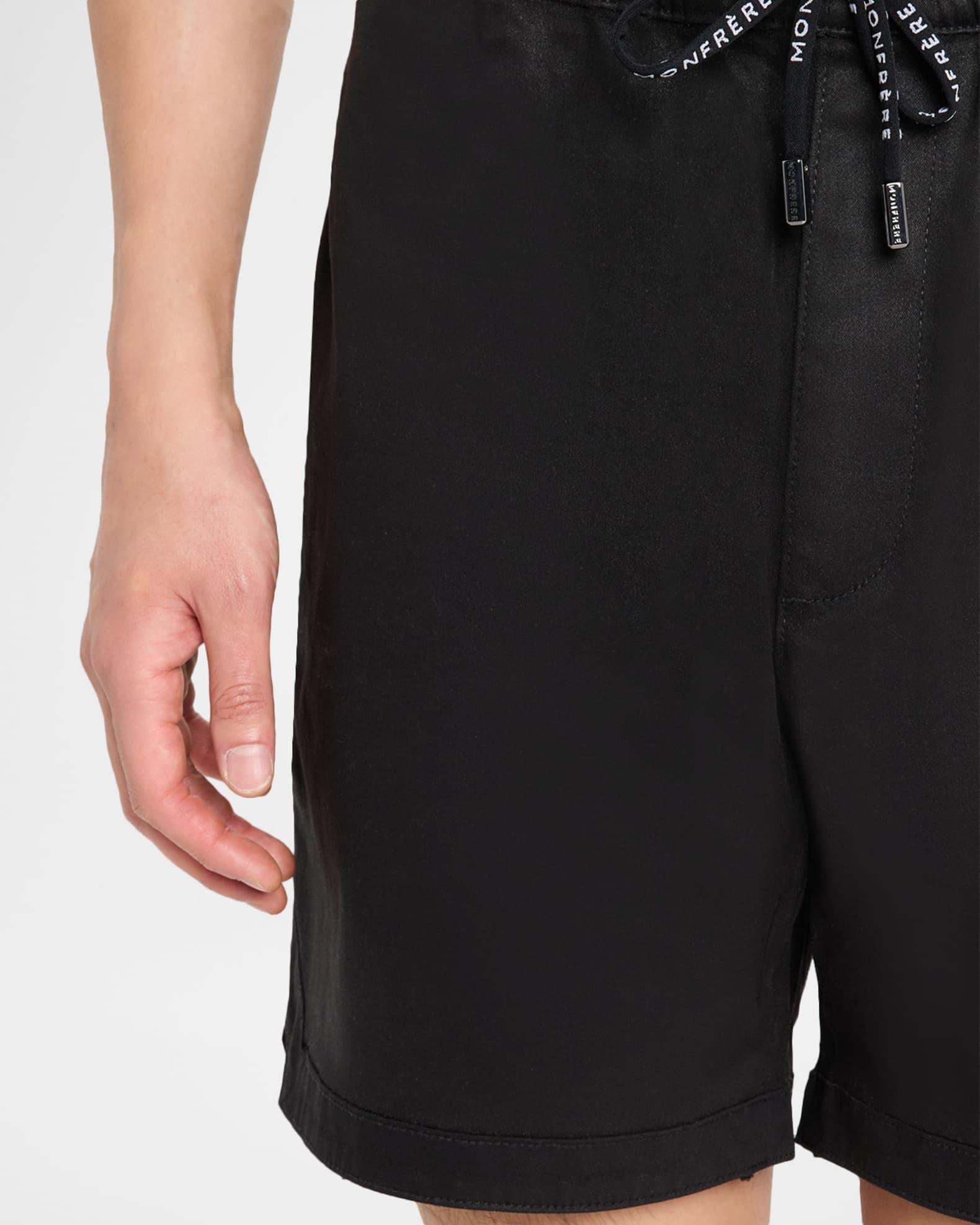 Men's Coated Relaxed-Fit Drawstring Shorts Product Image