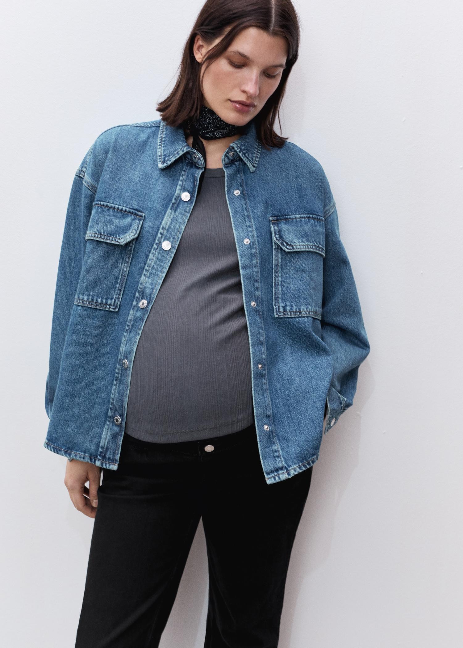 Maternity Straight Jeans - Women | MANGO USA Product Image
