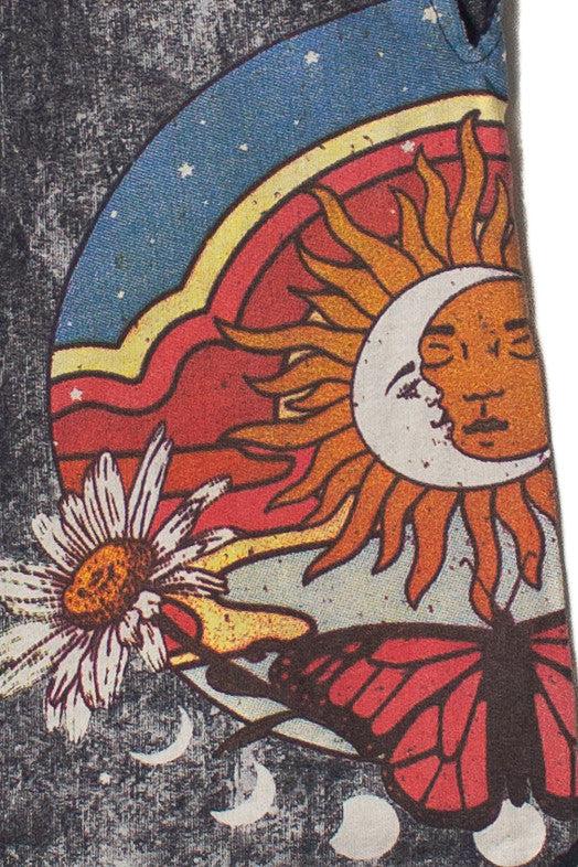 Celestial Dreaming Printed Sweatshorts Product Image