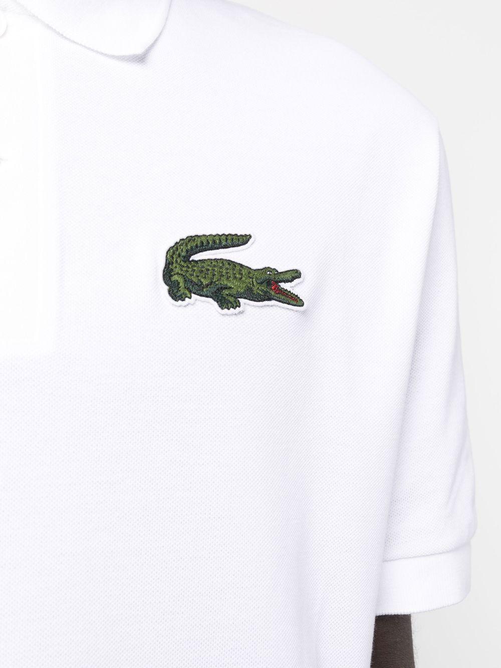 embroidered-logo short-sleeve polo shirt  Product Image