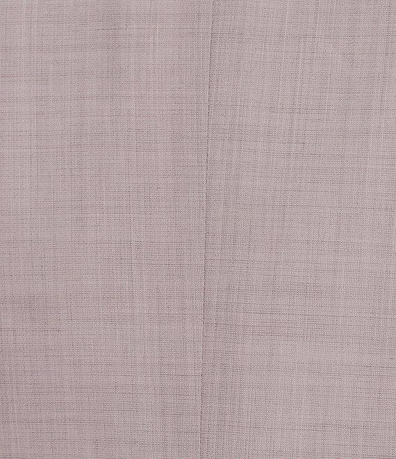 Armani Exchange Slim Fit Solid Flat Front 2-Piece Suit Product Image