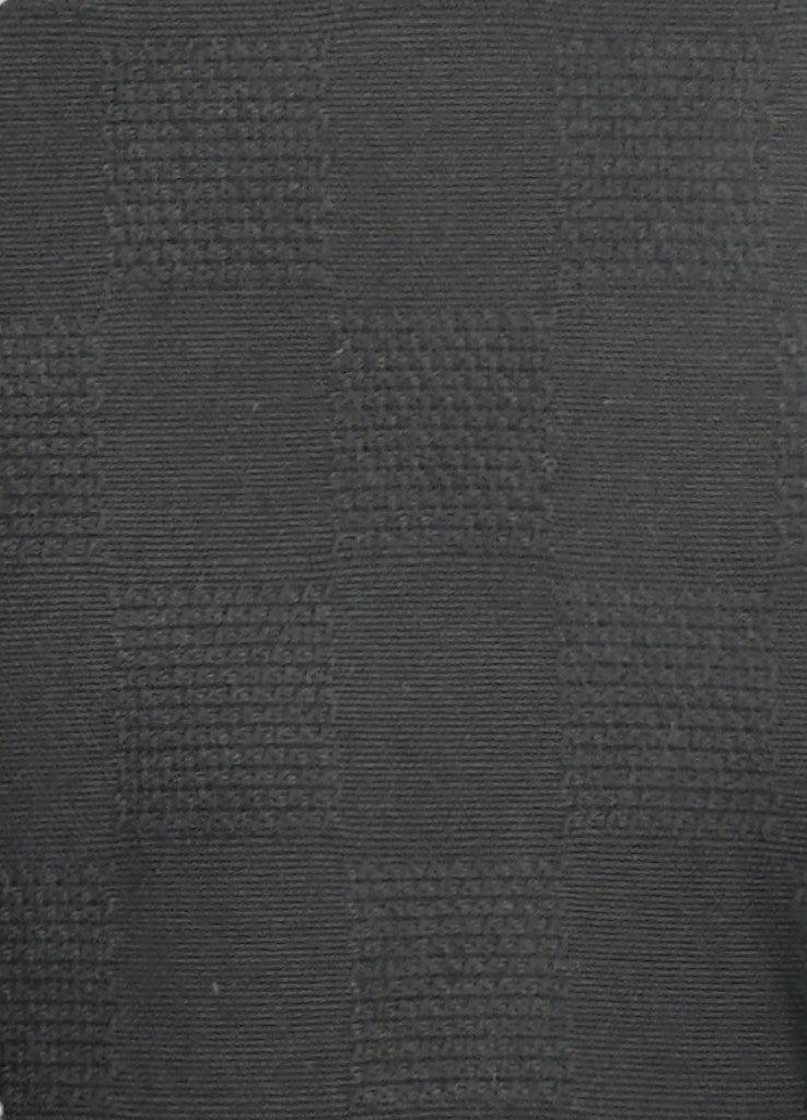 Black White French Cuff Dress Shirt Set with Tie, Cuff Links and Pocket Square Product Image