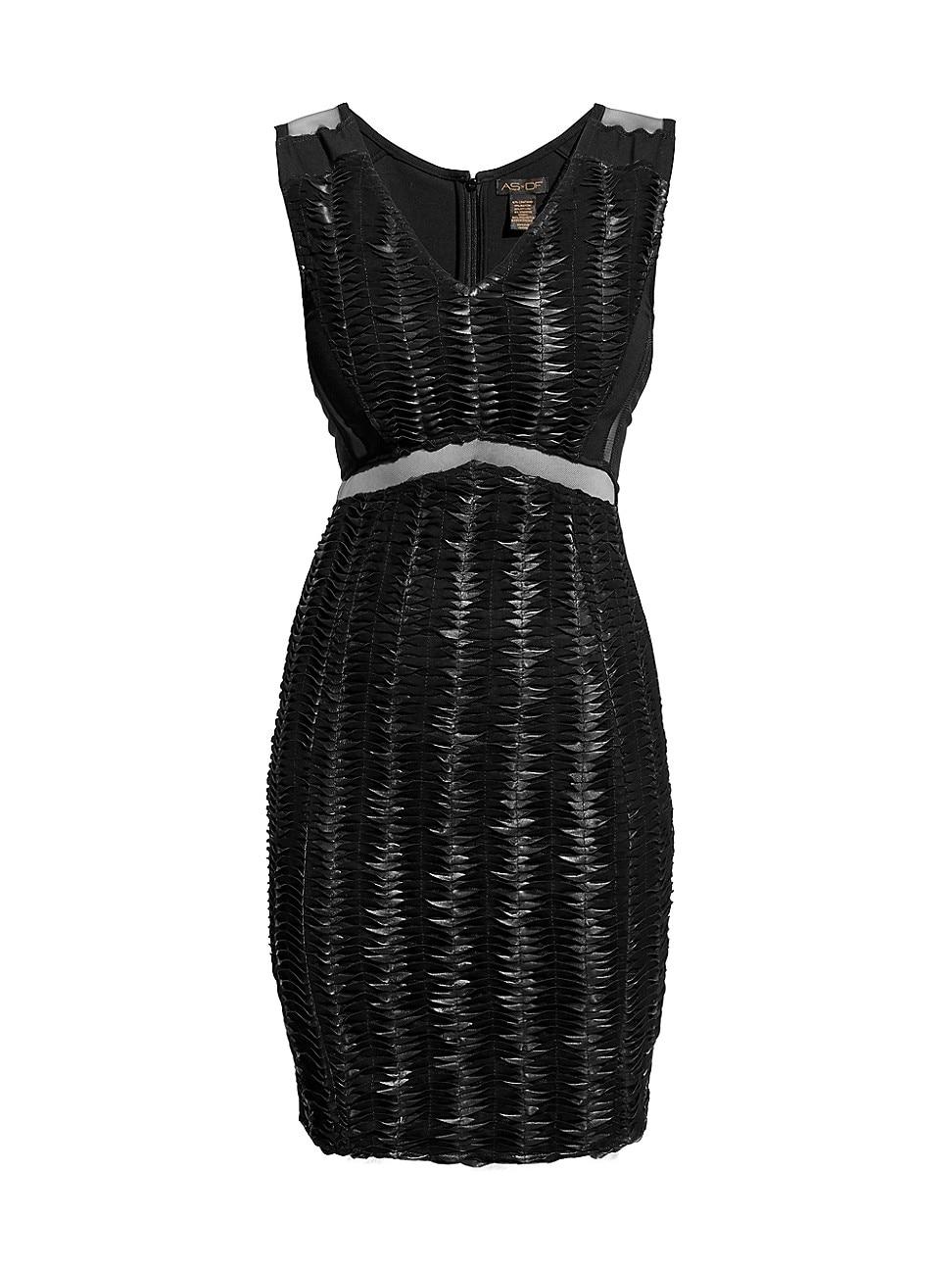 Womens Safe & Sound Leather Dress Product Image