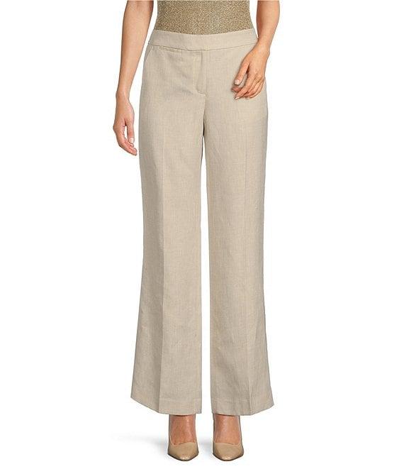 DKNY by Donna Karan Wide Leg Elastic Back Pants Product Image