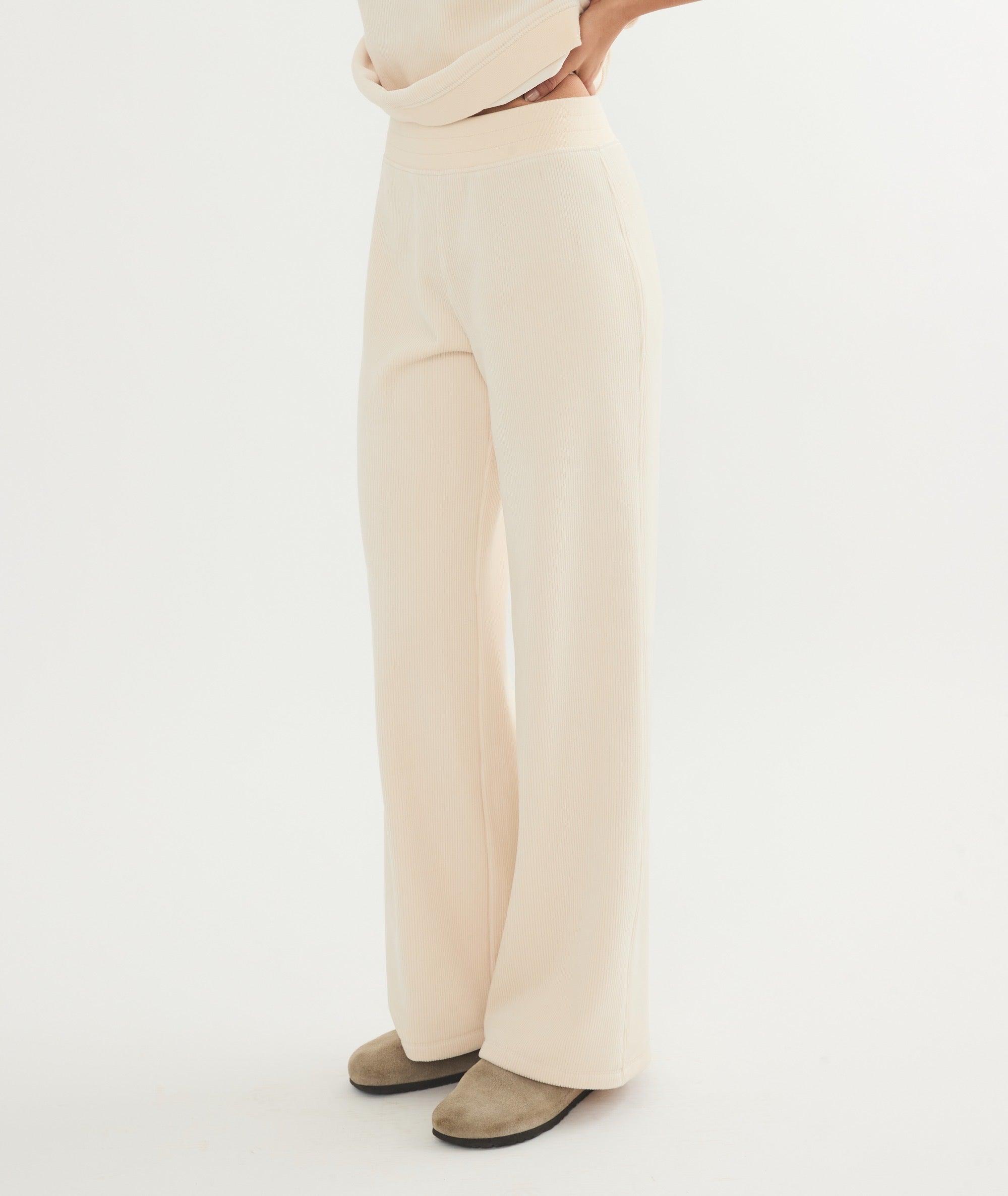 Cord Velour Wide Leg Pant Product Image