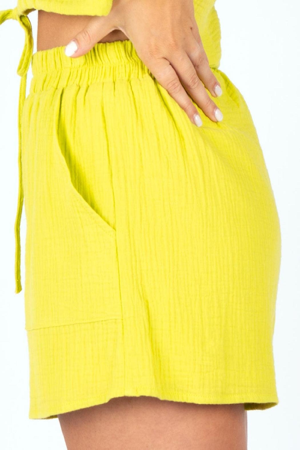 Citrus Gauze Jordan Shorts Product Image