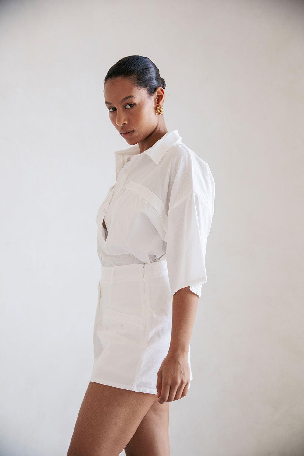 Paige Skort - White Product Image