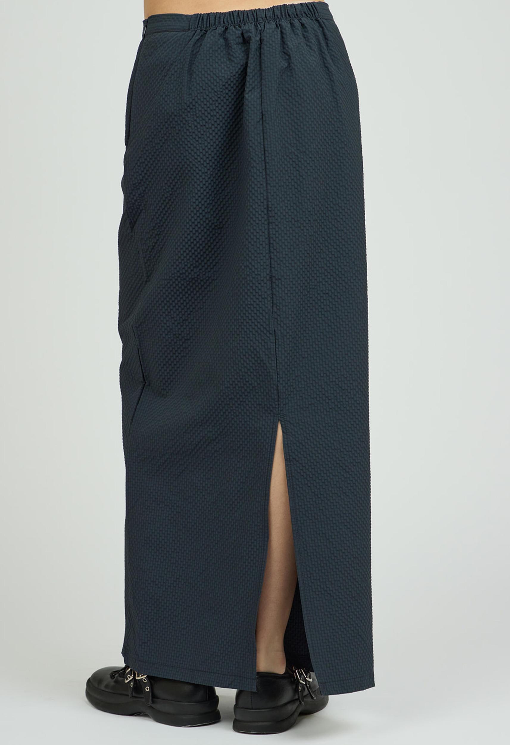 Rayna Seersucker Button Down in Night Sky Product Image