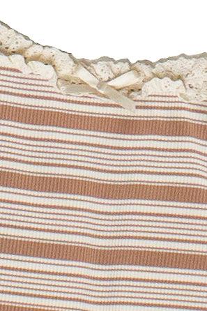 Striped Ribbed Shorts Product Image