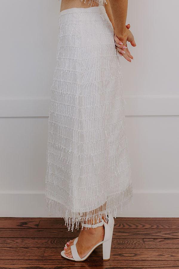 Dance The Night Away High Waist Sequin Skirt Product Image