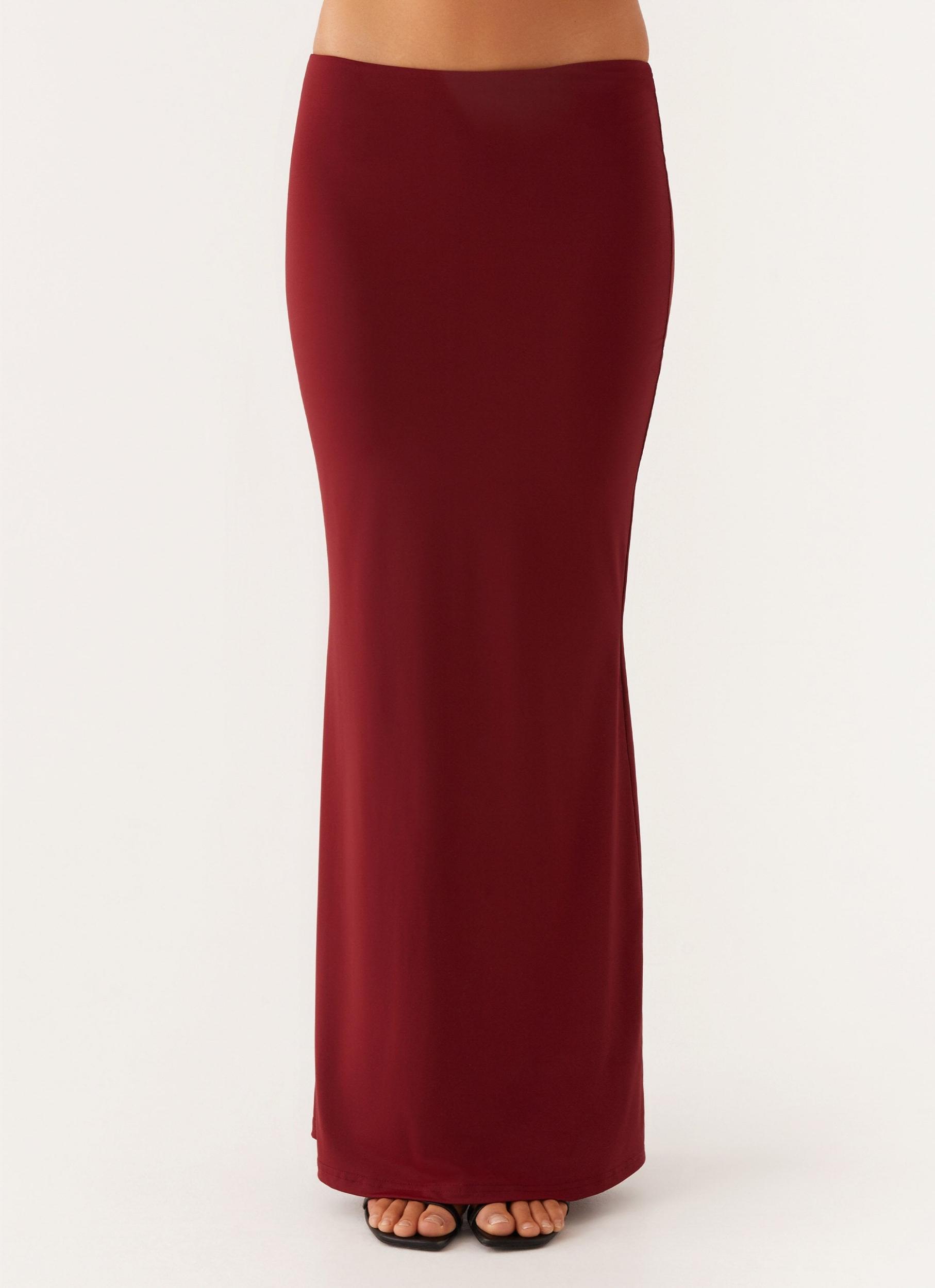 Alix Maxi Skirt - Mulberry Product Image
