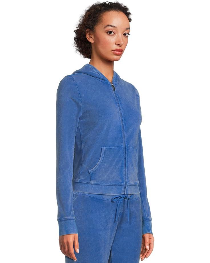 Luxe Velour Juicy Hoodie with Back Bling Product Image