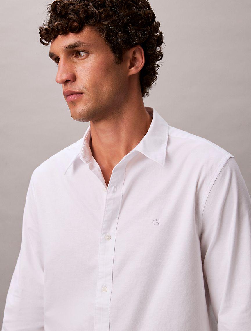 Solid Oxford Classic Button-Down Shirt Product Image