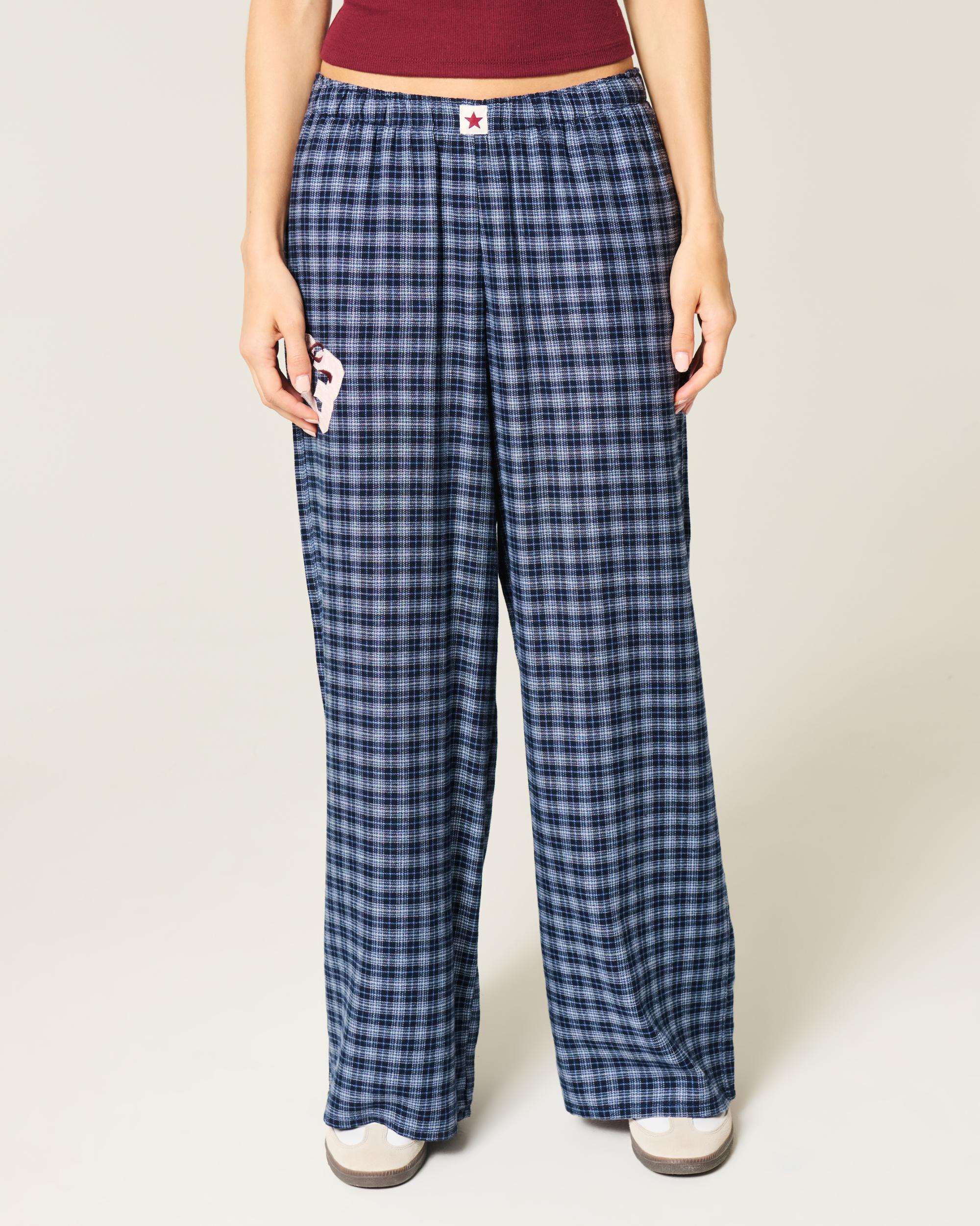 Baggy Flannel Pants Product Image