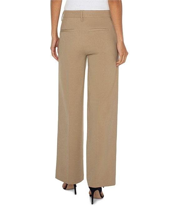 Liverpool Los Angeles Coordinating Kelsey Ponte Knit Wide-Leg Pants Product Image