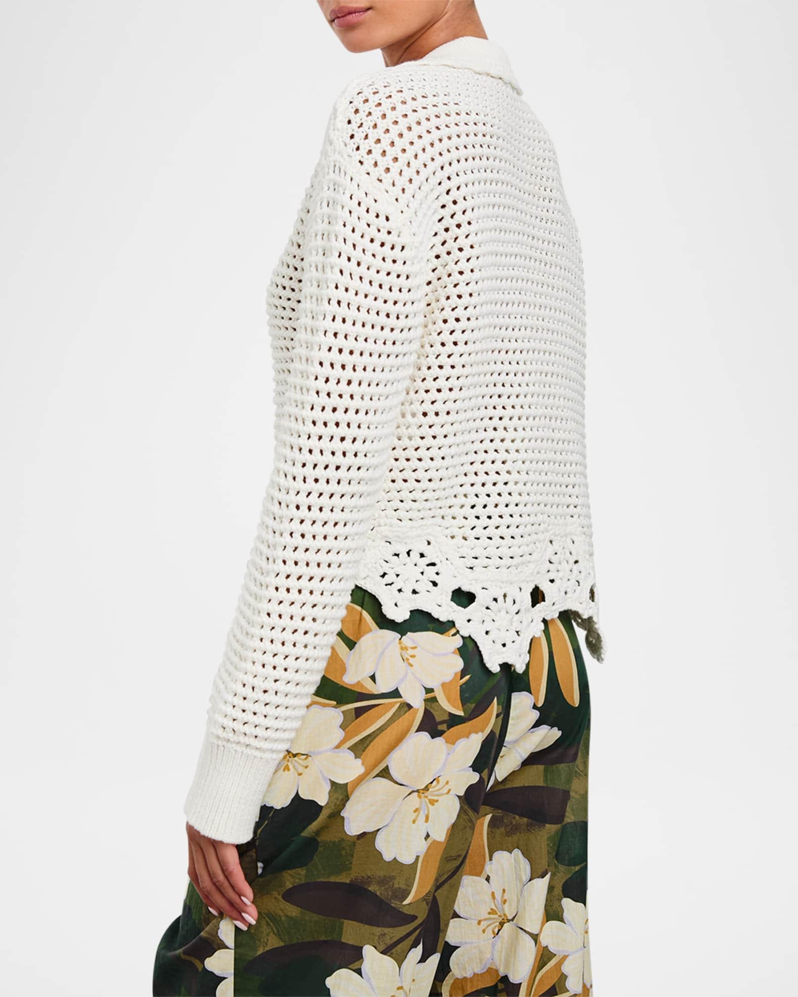 Louise Crochet Sweater Product Image