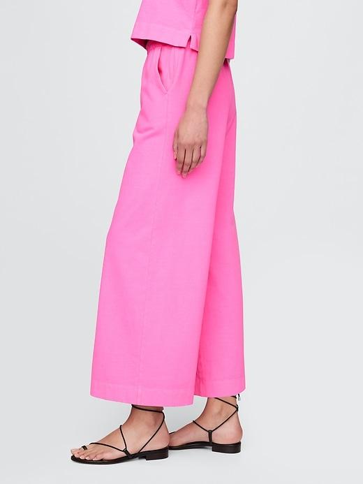 Heavyweight Organic Cotton Wide-Leg Pants Product Image