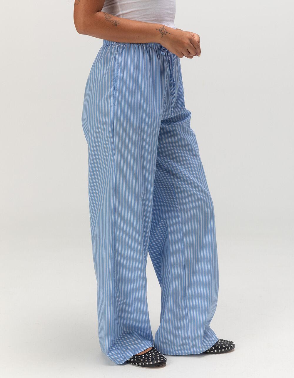 FULL TILT Womens Poplin Boxer Pants - NAVY COMBO Product Image