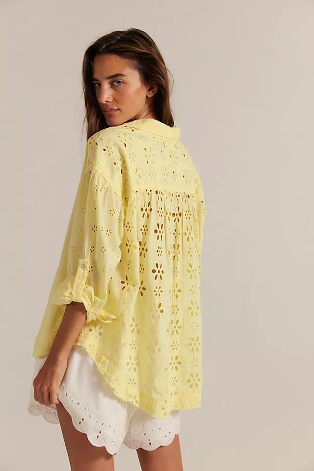 We The Free Mae Washed Eyelet Shirt Product Image