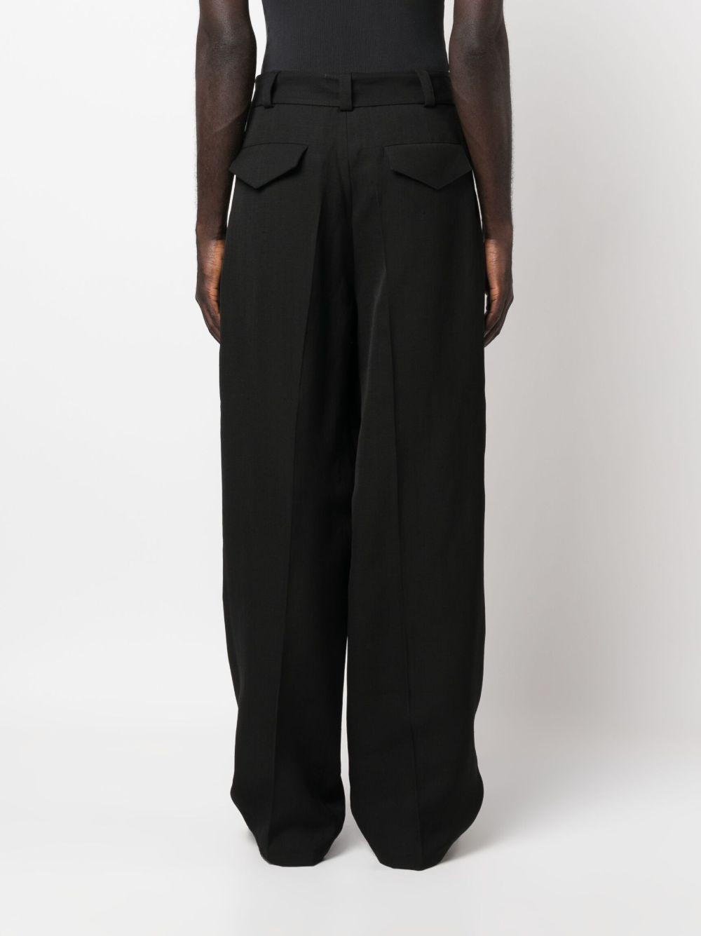 pleated wide-leg trousers  Product Image