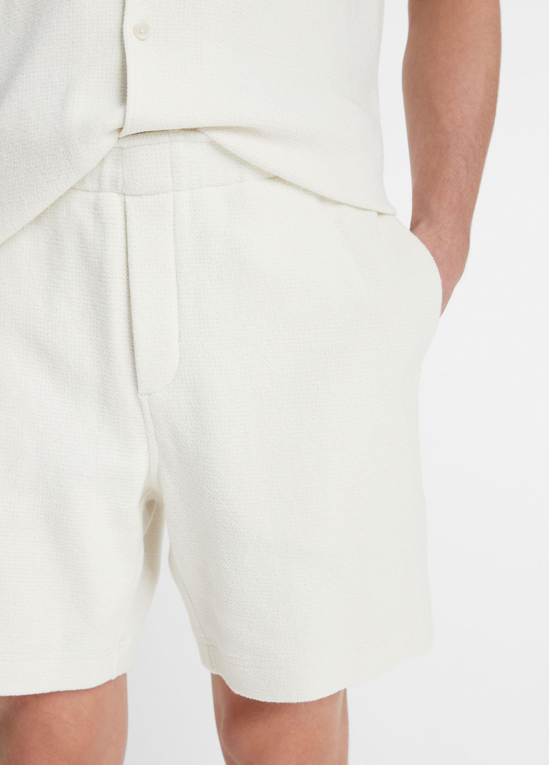 Mens Cotton Boucl Pull-On Short Vince Product Image