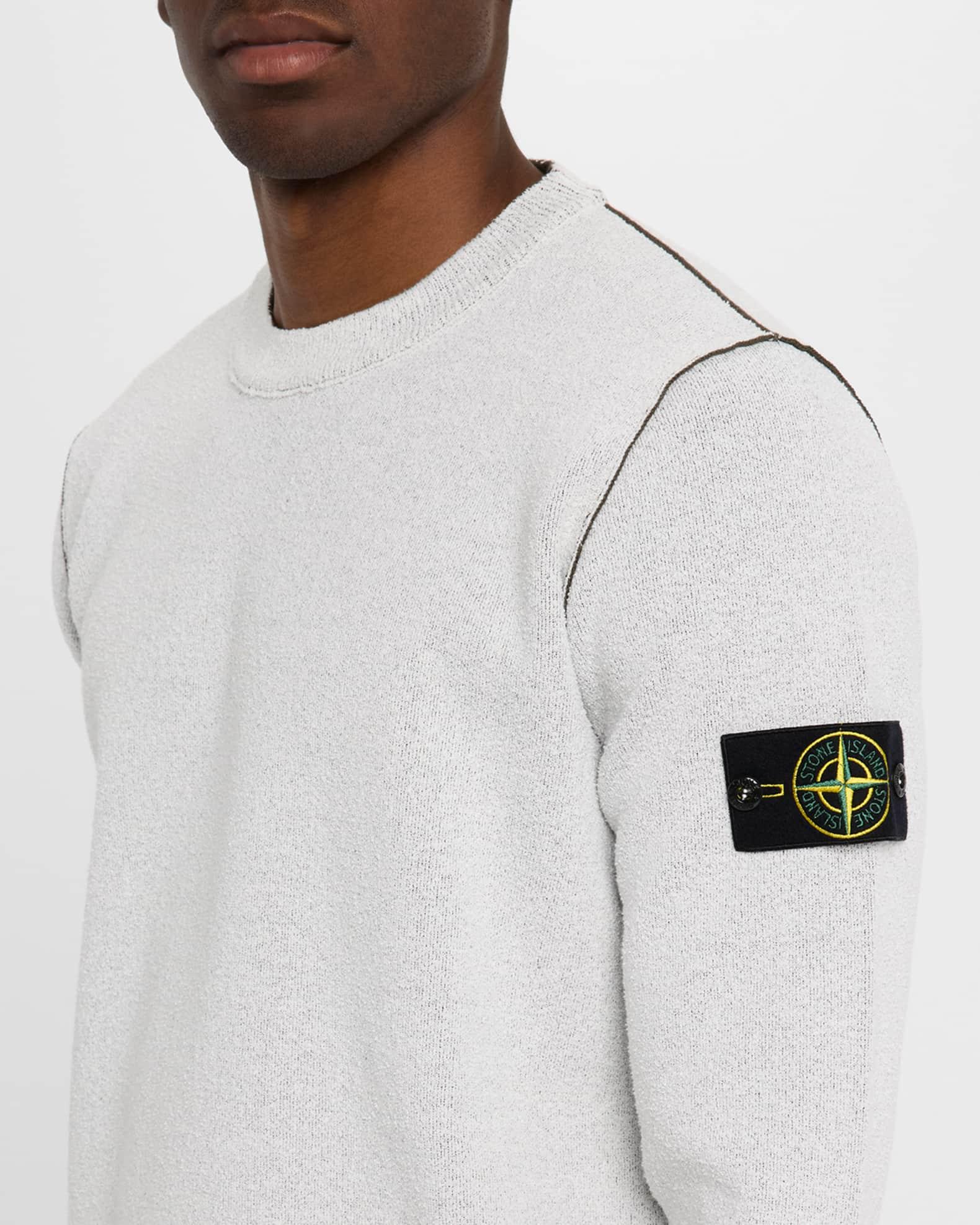 Men's Contrast-Trim Crew Sweatshirt Product Image