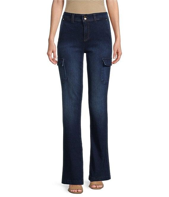 Guess Mid Rise Straight-Leg Cargo Pants Product Image