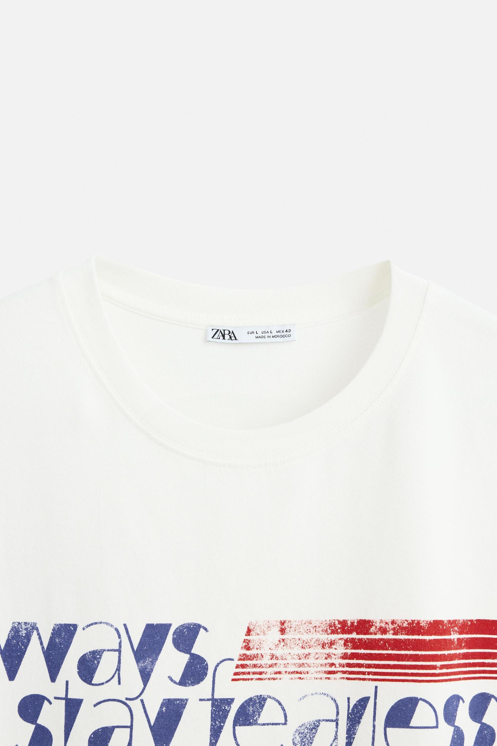 TEXT PRINT T-SHIRT Product Image