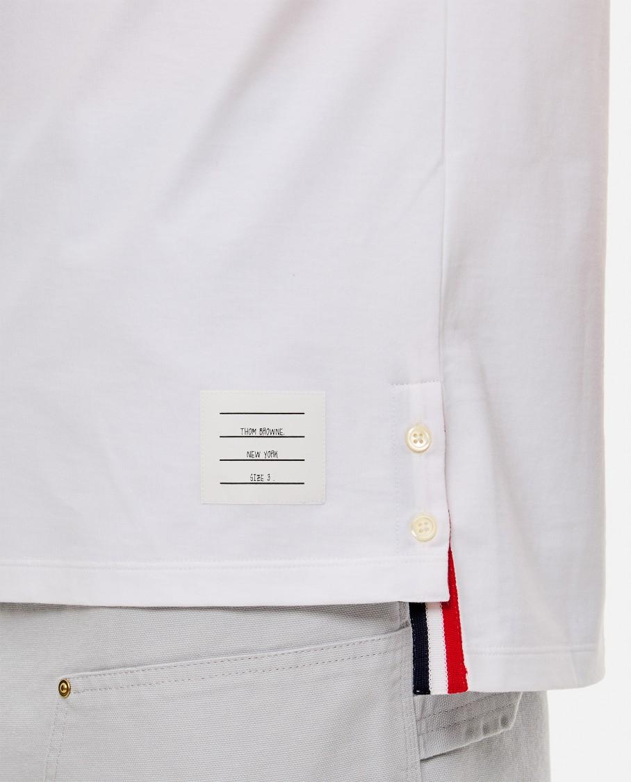 THOM BROWNE Oversized Pocket T-shirt Clothing In White Product Image
