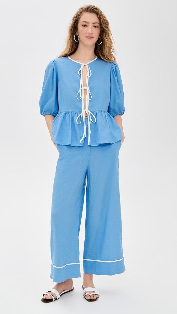 Dress To Tie Front Blouse | Shopbop Product Image