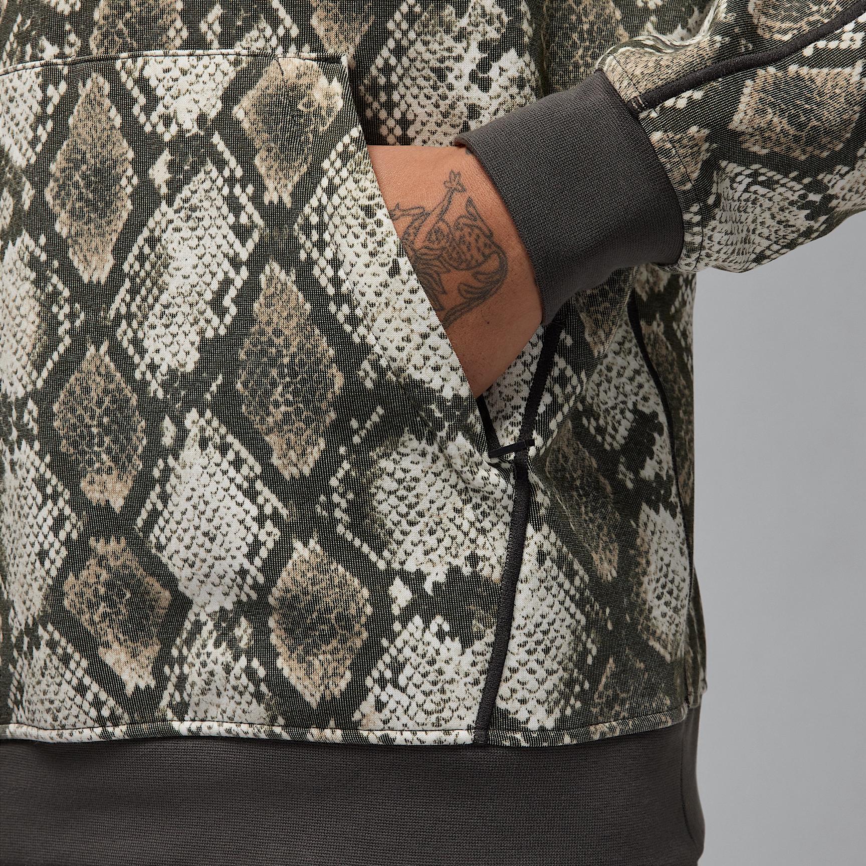 Mens Jordan Sport Hoop Fleece Dri-FIT Printed Pullover Hoodie | HF9894-133 Product Image