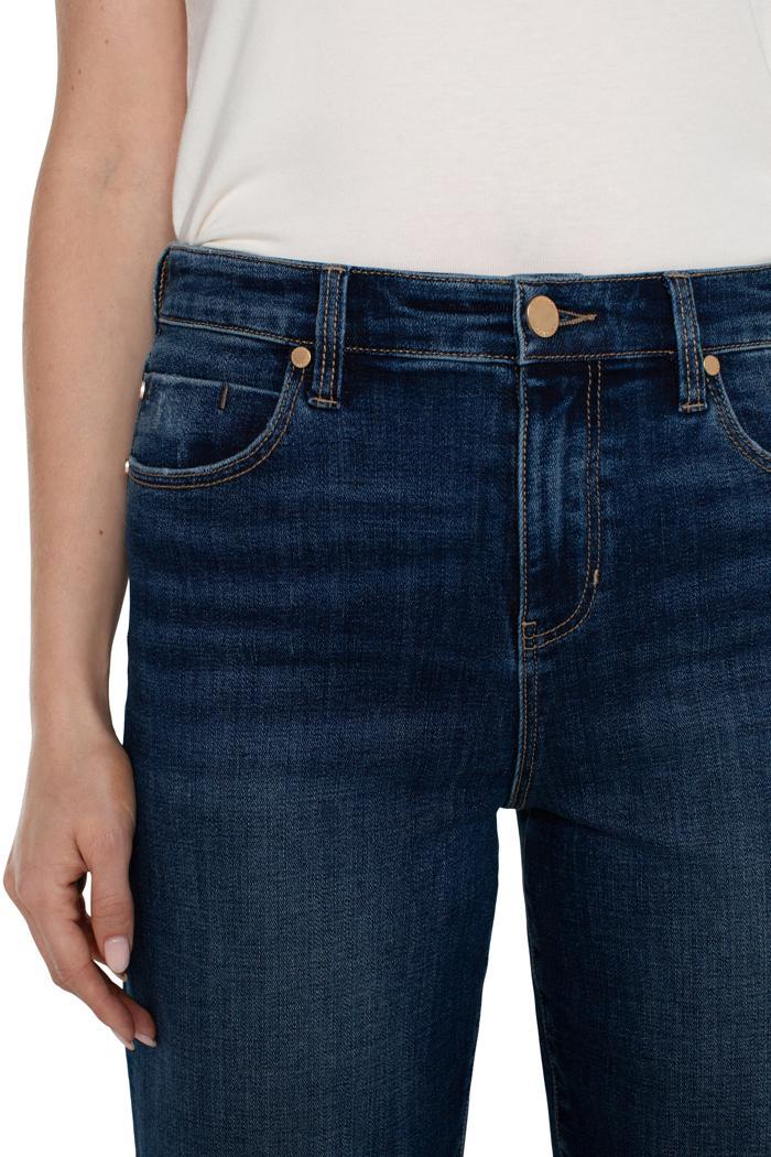 Stride High Rise Crop with Wide Cut Hem Product Image