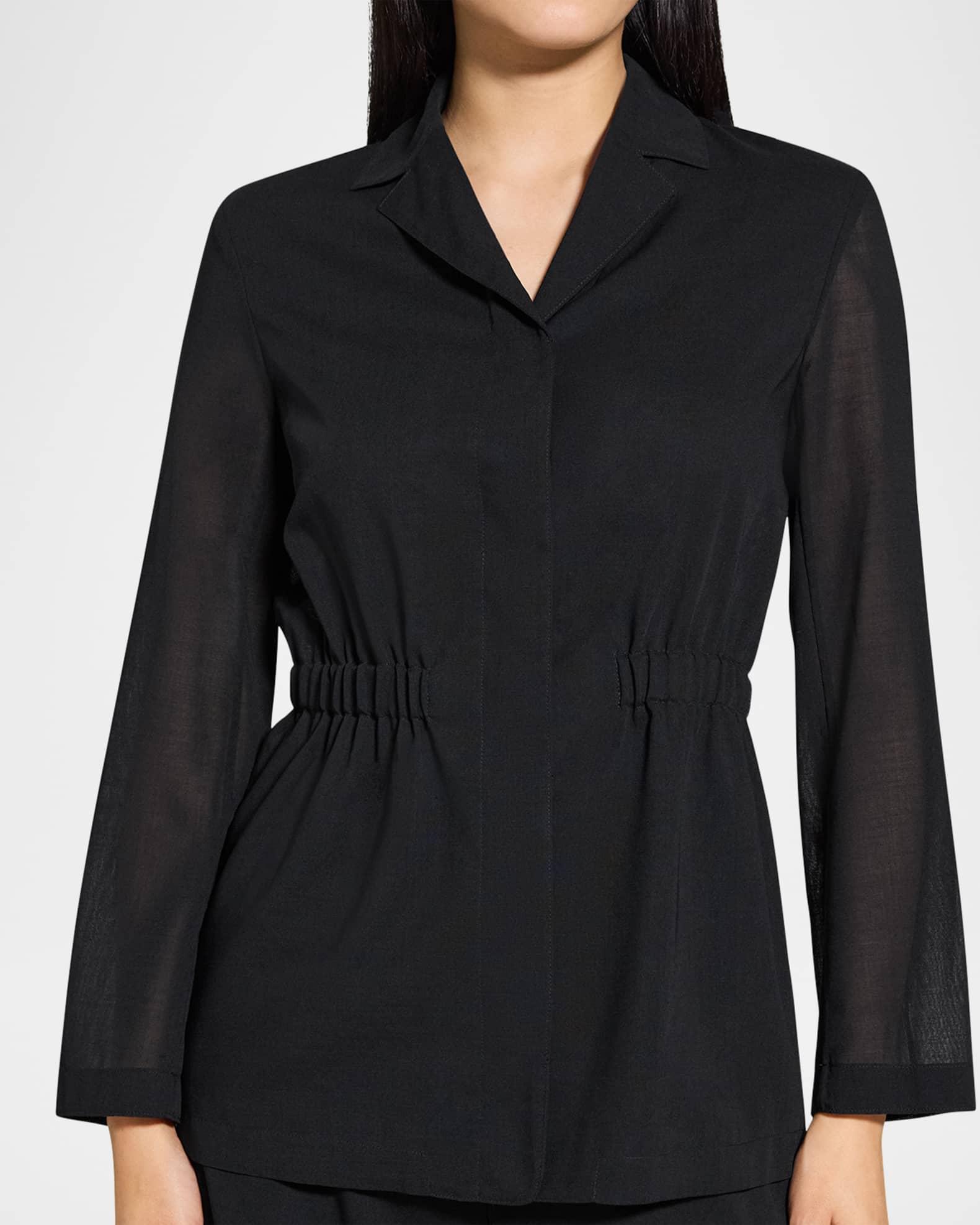 Lightweight Cinched Wool Jacket Product Image