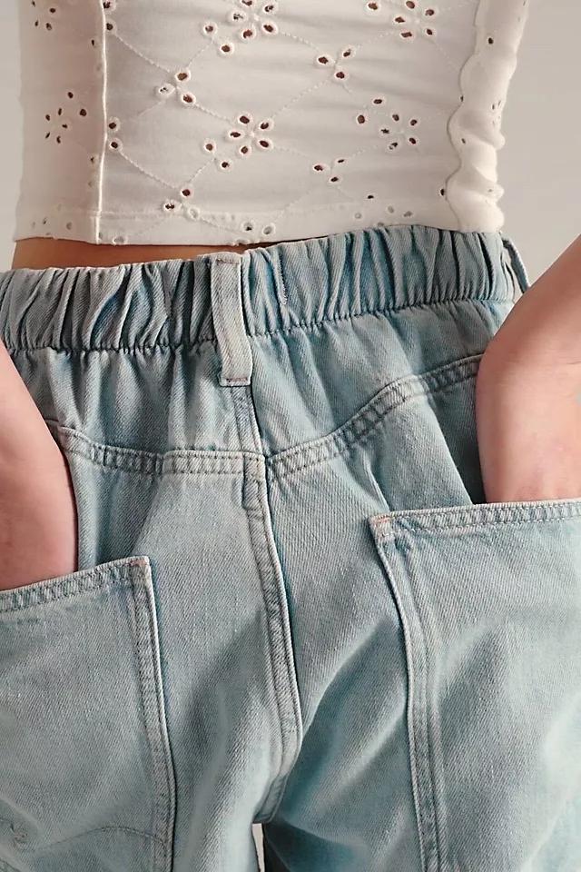 We The Free Clark Pleated Denim Shorts Product Image