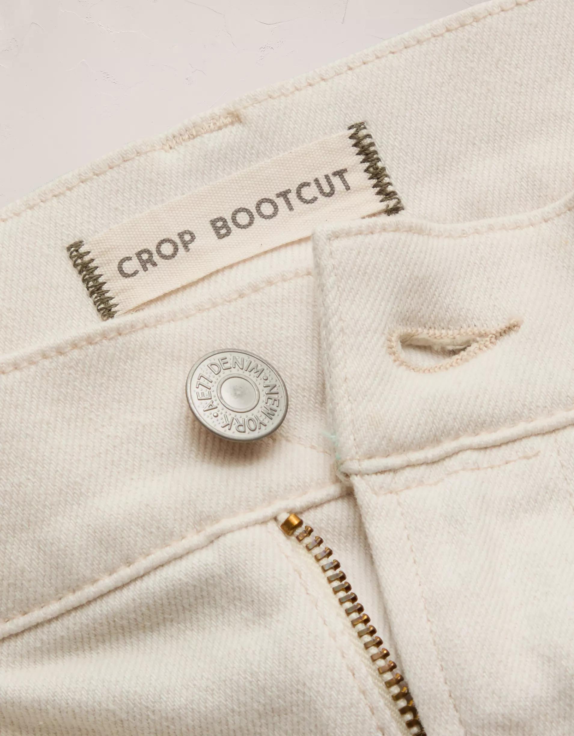 AE77 Premium Bootcut Crop Jean Product Image