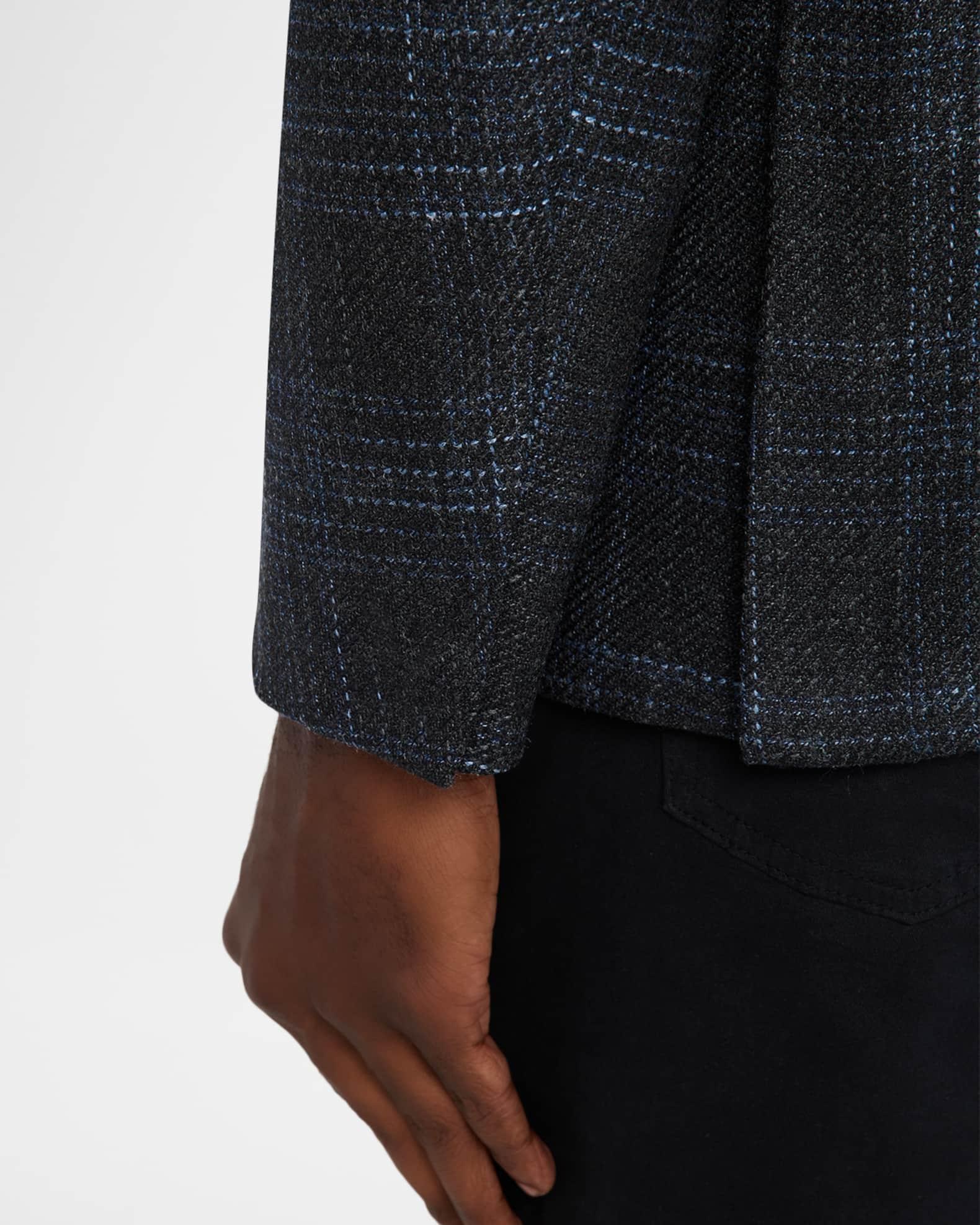 Men's Winter Crossover Check Single-Breasted Sport Coat Product Image