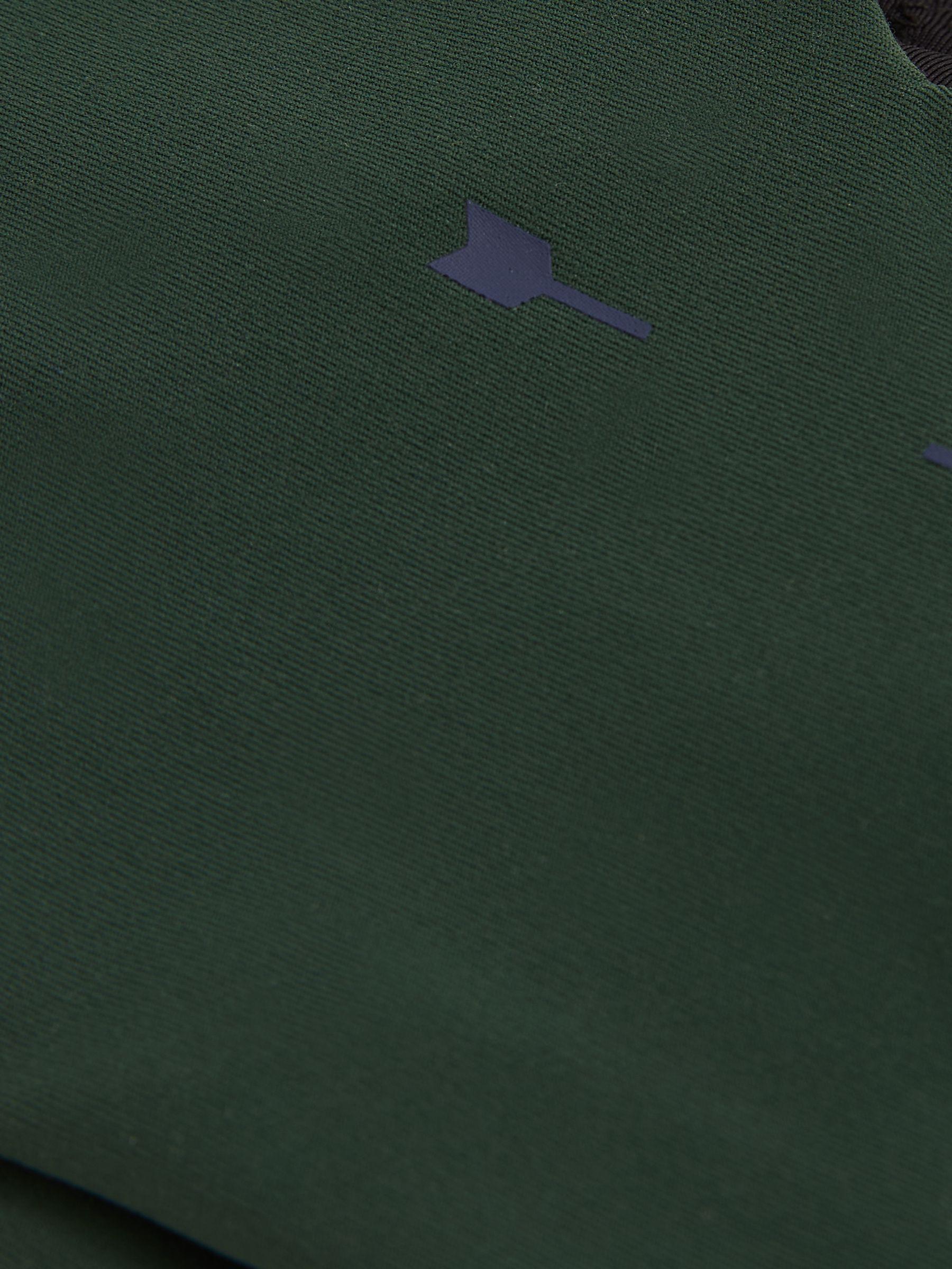 V-Neck Sports Bra in Green Product Image