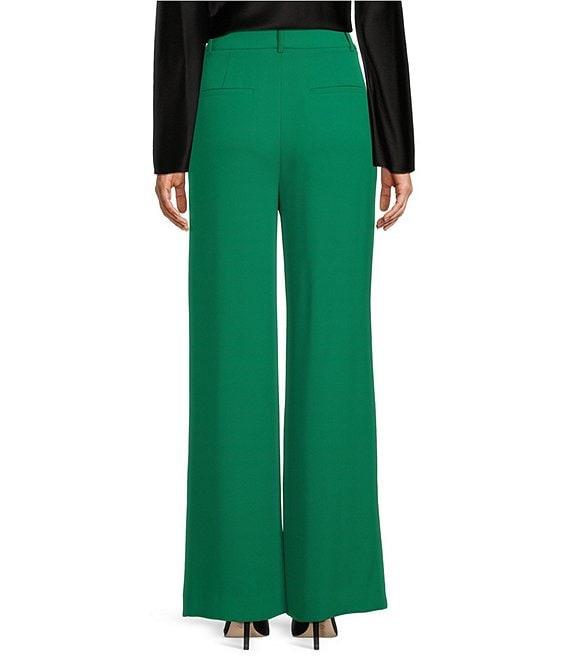 Antonio Melani Lennox Stretch Crepe Wide Leg Trouser Pant Product Image