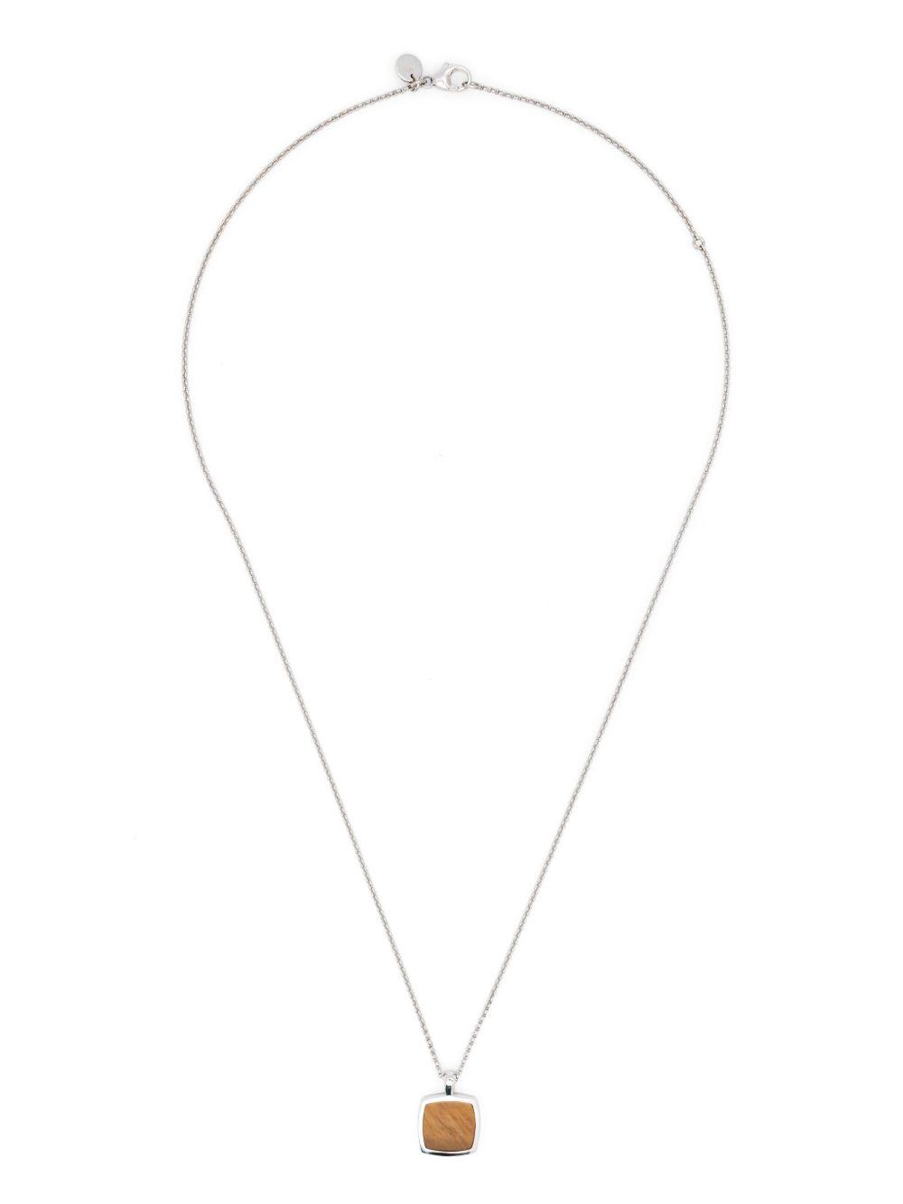 Cushion Pendant Tiger Eye necklace Product Image